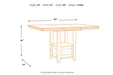 Flaybern Brown Counter Height Dining Table - Lara Furniture