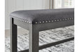Myshanna Two-tone Gray Dining Bench - Lara Furniture