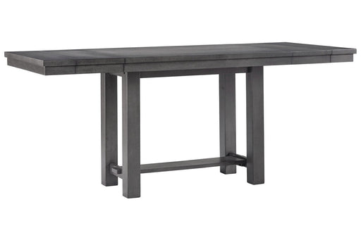 Myshanna Gray Counter Height Dining Extension Table - Lara Furniture