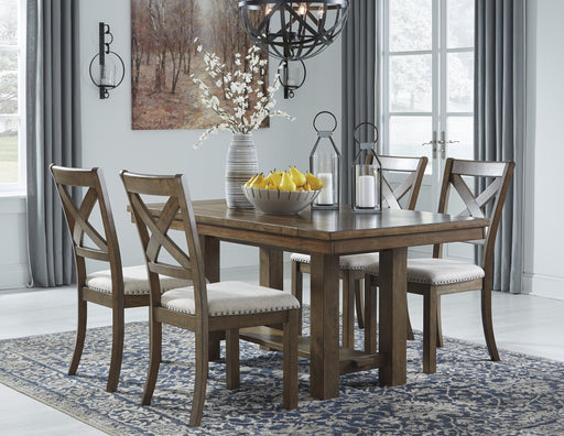 Moriville Grayish Brown Dining Room Set - Lara Furniture