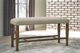 Lettner Gray-Brown Counter Height Set - Lara Furniture