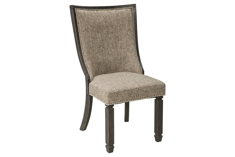 Tyler Creek Black/Grayish Brown Dining Chair (Set of 2) - Lara FurnitureDining Chair
