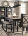 Tyler Creek Black-Gray Dining Room Set - Lara Furniture