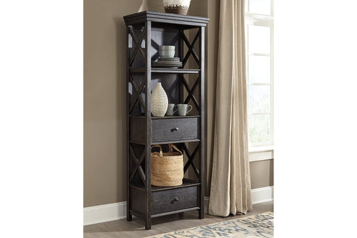 Tyler Creek Black/Gray Display Cabinet - Lara Furniture