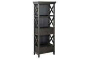Tyler Creek Black/Gray Display Cabinet - Lara FurnitureCabinet