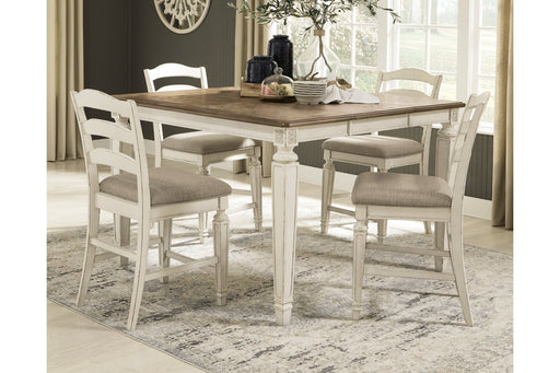 Realyn Two-tone Counter Height Dining Table - Lara Furniture