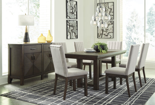 Dellbeck Brown Dining Room Set - Lara Furniture