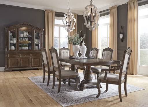 Charmond Brown Dining Room Set - Lara Furniture
