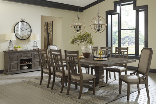 Wyndahl Rustic Brown Dining Room Set - Lara Furniture