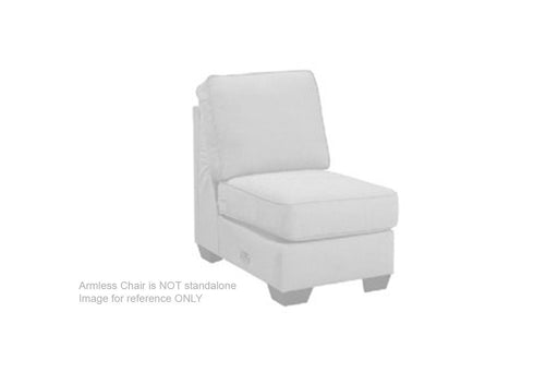 Bovarian Stone Armless Chair - 5610346 - Lara Furniture