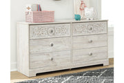 Paxberry Whitewash Dresser - EB1811-131 - Lara Furniture