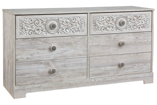 Paxberry Whitewash Dresser - EB1811-131 - Lara Furniture