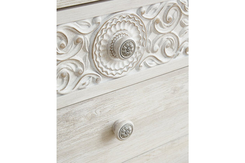 Paxberry Whitewash Dresser - EB1811-131 - Lara Furniture