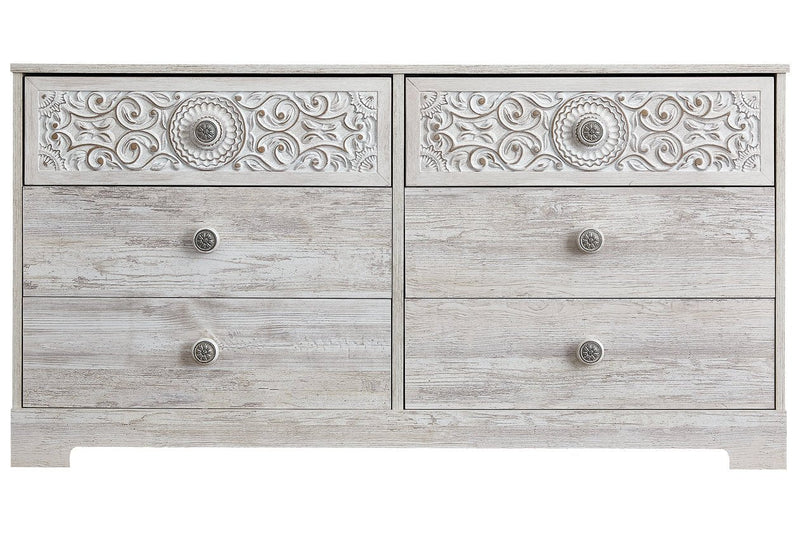 Paxberry Whitewash Dresser - EB1811-131 - Lara Furniture