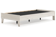Socalle Natural Twin Platform Bed - Lara FurnitureTwin Bed