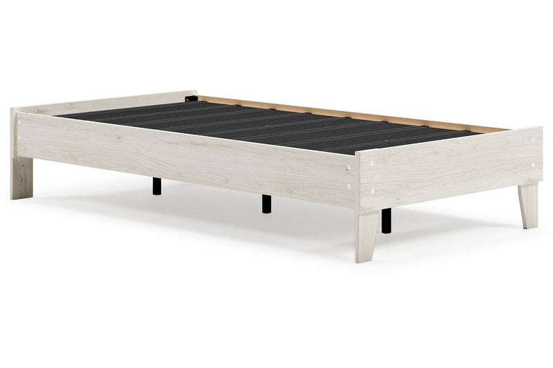 Socalle Natural Twin Platform Bed - Lara FurnitureTwin Bed