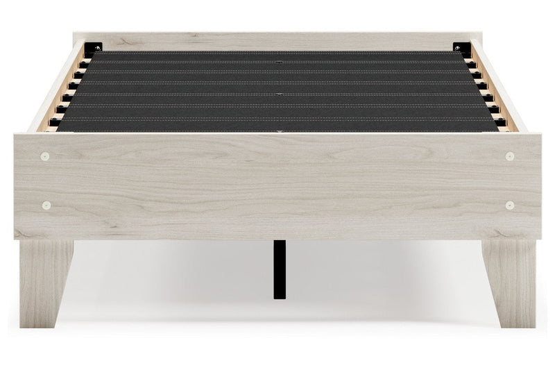 Socalle Natural Twin Platform Bed - Lara FurnitureTwin Bed