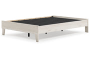 Socalle Natural Full Platform Bed - Lara FurnitureFull Bed
