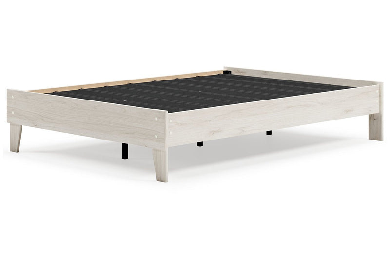 Socalle Natural Full Platform Bed - Lara FurnitureFull Bed