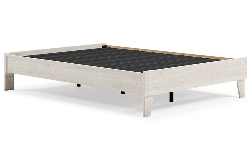 Socalle Natural Full Platform Bed - Lara FurnitureFull Bed