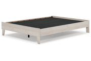 Socalle Natural Queen Platform Bed - Lara FurnitureQueen Bed