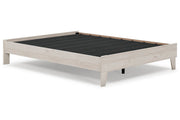 Socalle Natural Queen Platform Bed - Lara FurnitureQueen Bed