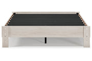Socalle Natural Queen Platform Bed - Lara FurnitureQueen Bed