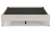 Socalle Natural Queen Platform Bed - Lara FurnitureQueen Bed
