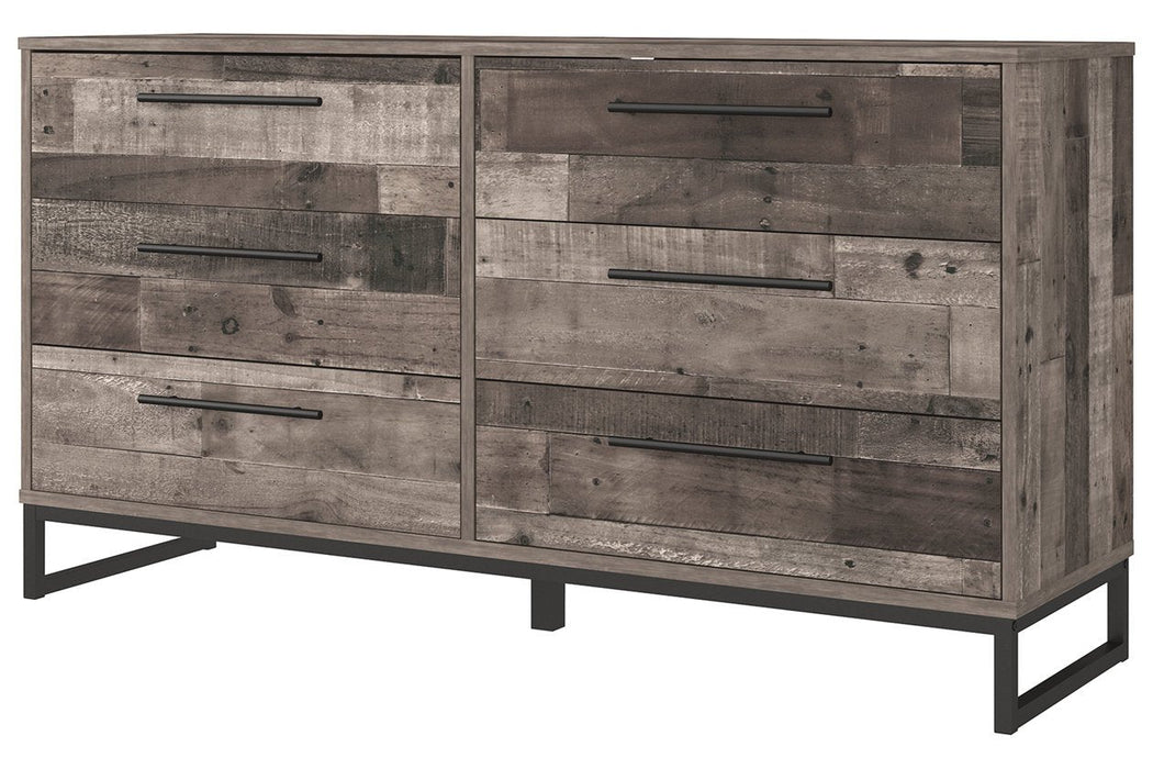 Neilsville Multi Gray Dresser - Lara Furniture