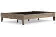Oliah Natural Full Platform Bed - Lara Furniture