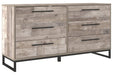 Neilsville Whitewash Dresser - Lara Furniture