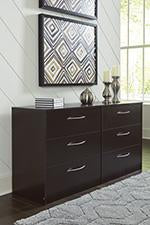 Flannia Black Dresser - EB3392-131 - Lara Furniture