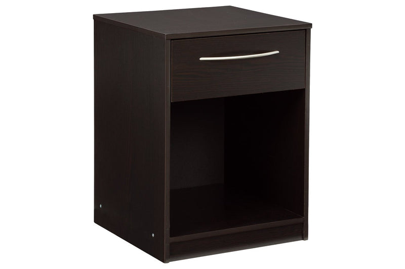 Flannia Black Nightstand - EB3392-191 - Lara Furniture