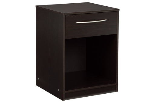 Flannia Black Nightstand - EB3392-191 - Lara Furniture