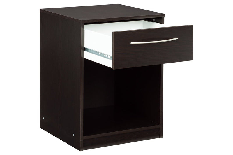 Flannia Black Nightstand - EB3392-191 - Lara Furniture