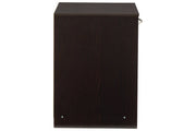 Flannia Black Nightstand - EB3392-191 - Lara Furniture