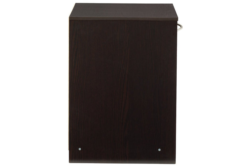 Flannia Black Nightstand - EB3392-191 - Lara Furniture