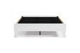 Finch White Full Platform Bed - Lara Furniture