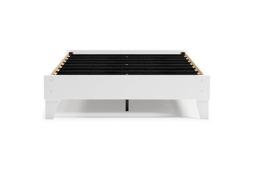 Finch White Full Platform Bed - Lara Furniture