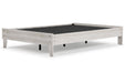 Shawburn Whitewash Full Platform Bed - Lara Furniture