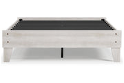 Shawburn Whitewash Full Platform Bed - Lara FurnitureFull Bed