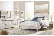 Shawburn Whitewash/Charcoal Gray Dresser - EB4121-131 - Lara Furniture
