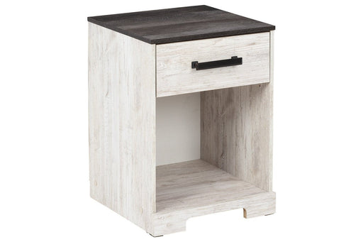 Shawburn Whitewash/Charcoal Gray Nightstand - EB4121-191 - Lara Furniture
