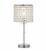 Chandelier Chrome 19" Table Lamp - Lara Furniture