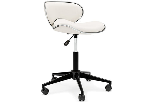 Beauenali White Home Office Desk Chair - Lara Furniture