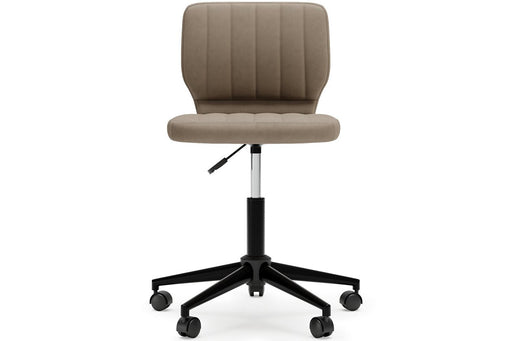 Beauenali Taupe Home Office Desk Chair - Lara Furniture