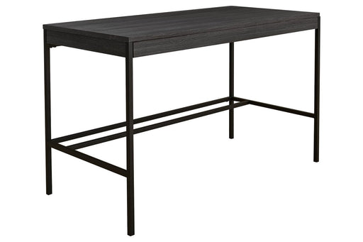 Yarlow Black 48" Home Office Desk - Lara Furniture