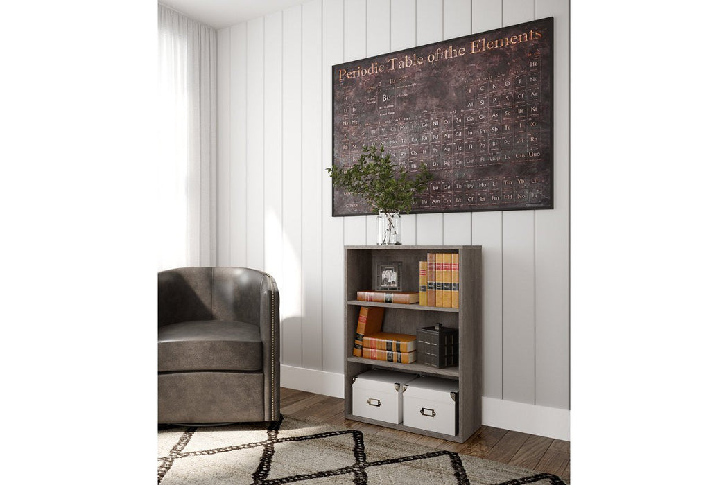 Arlenbry Gray 36" Bookcase - Lara Furniture