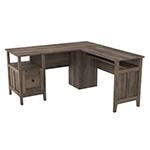 Arlenbry Gray Home Office Desk Return - Lara Furniture