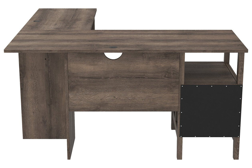 Arlenbry Gray 58" Home Office Desk - Lara Furniture